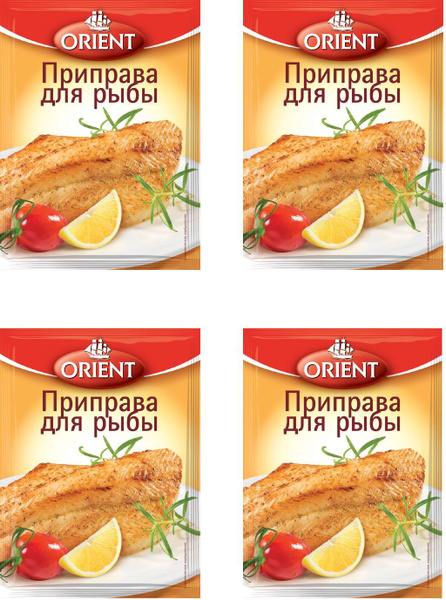 Приправа для рыбы ORIENT, 4 уп по 20 г - купить с доставкой по выгодным ...
