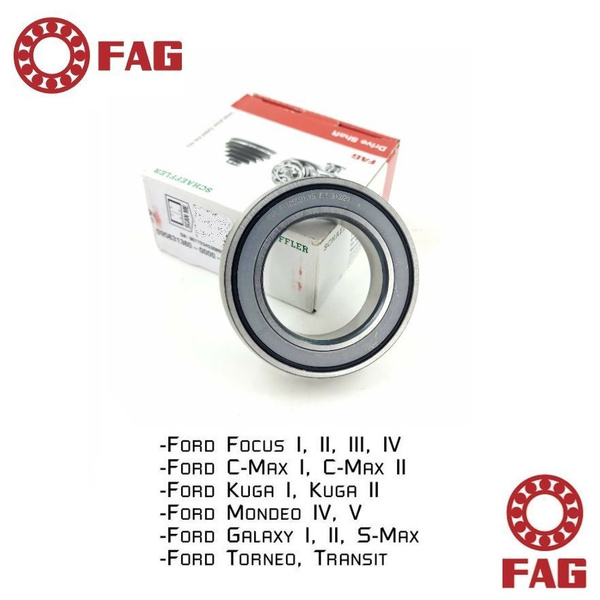 Подвесной подшипник Fag для Ford Focus 1, 2, 3, Fiesta, Kuga, Mondeo, S ...