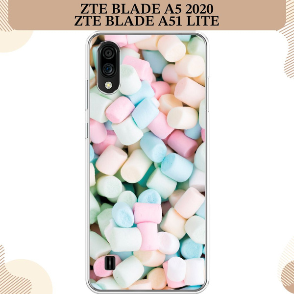 Силиконовый чехол на ZTE Blade A51 lite/Blade A5 (2020) / ЗТЕ Блэйд А51 ...