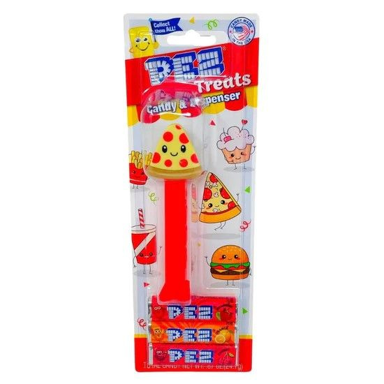 Игрушка с конфетами PEZ Пицца1+2 - 3 шт - купить с доставкой по ...