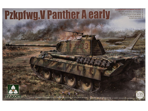 2174 Takom Немецкий средний танк Pzkpfwg.V Panther A (ранних выпусков ...