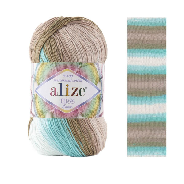 Пряжа Alize miss batik, Ализе мисс батик 3675 - купить с доставкой по ...