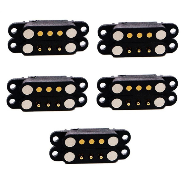 5-парный магнитный разъем Pogo Pin 3Pin Pogopin Male Female 2.54 MM ...