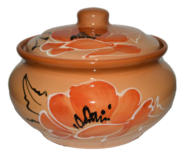 Горшочек Псковский гончар "мак" , 1 шт , 2 л - купить с доставкой по ...