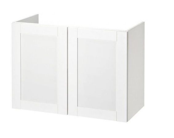 Шкаф тумба под раковину для ванной IKEA FISKAN ФИСКОН, 80x40x60 см ...