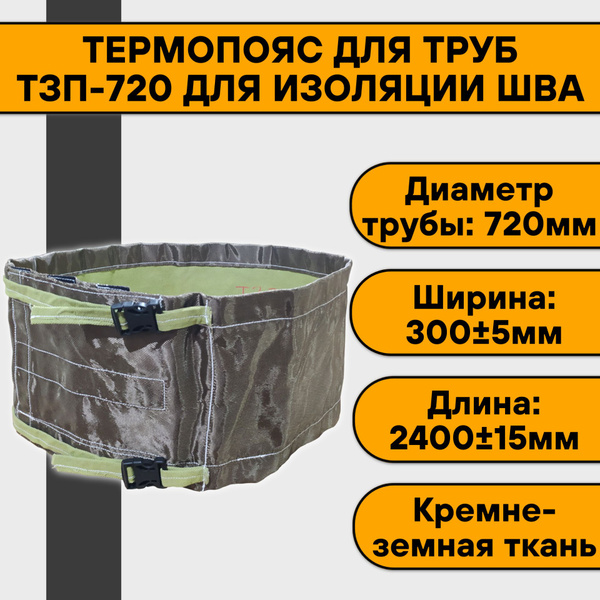 Термопояс для труб ТЗП-720 ( для изоляции шва) - купить с доставкой по ...