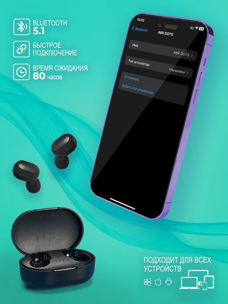 Наушники Внутриканальные Trio power A6R Dots - купить по доступным ...