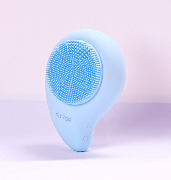 Многофункциональный массажер для чистки лица FITTOP L-Clear II, голубой ...