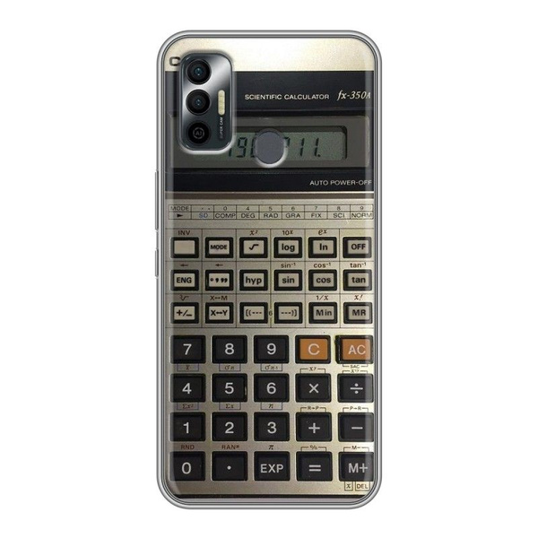 Дизайнерский силиконовый чехол для Tecno Spark 7 Калькулятор - купить с ...