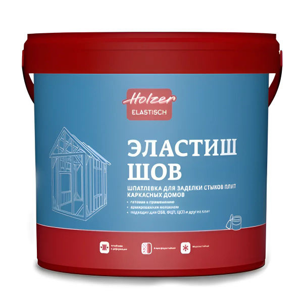 Шпатлевка HOLZER Festspachtel Эластиш Шов 4 кг купить на OZON по низкой ...