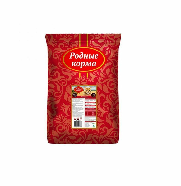Родные Корма - Сухой корм для взрослых кошек с телятиной (10 кг ...