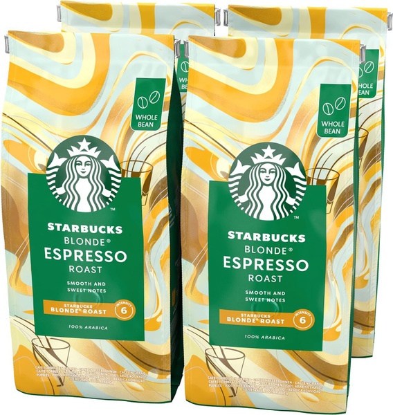 Кофе в зернах Starbucks Blonde Espresso Roast 450,4 упаковки - купить с ...