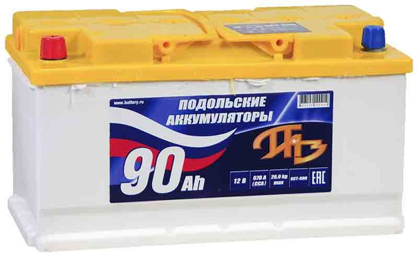 Аккумулятор автомобильный Подольские аккумуляторы 59615 купить по ...