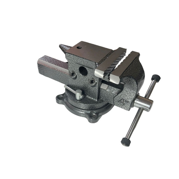 Тиски слесарные поворотные стальные ТСС-100 мм 6 кг GRAVER ...