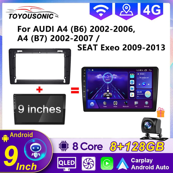Магнитола EOM Ауди А4 Audi A4 B6, B7 2000-2009-Android-Процессор 8 ядер ...
