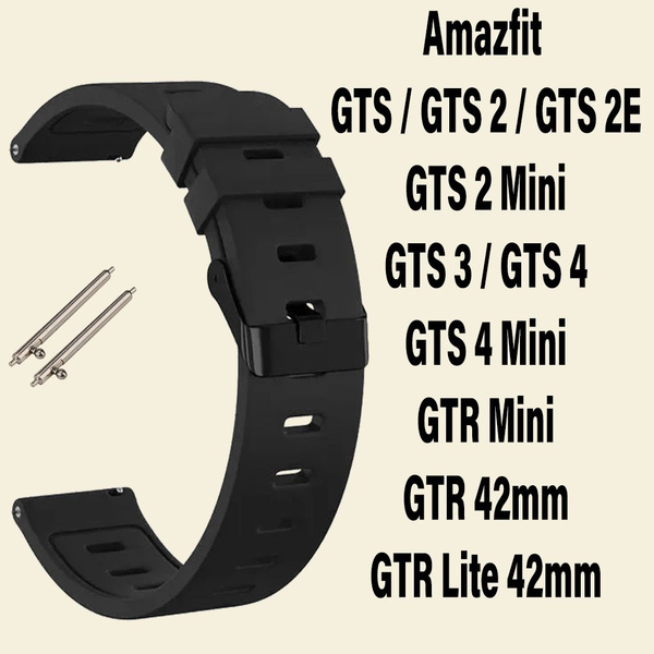 Силиконовый ремешок для умных смарт часов Amazfit GTS / GTS2 / 2E / 2 ...