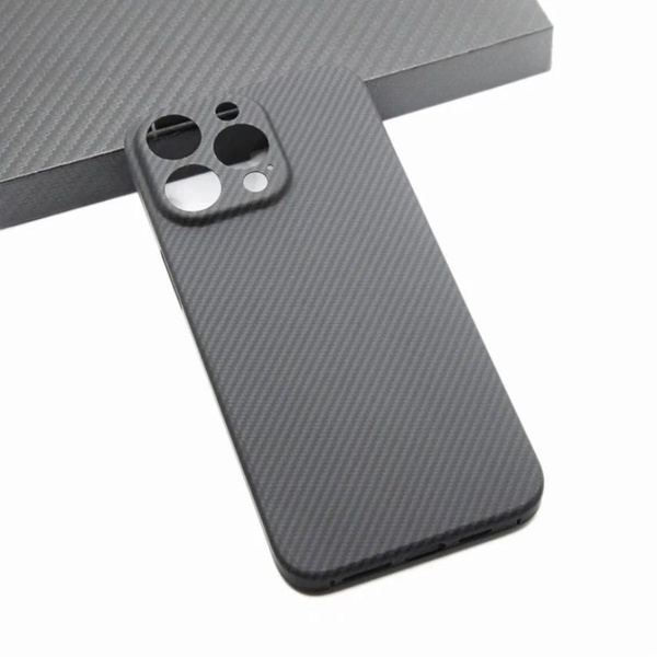 Кевларовый чехол с MagSafe DiXiS Carbon Case 600D для Apple iPhone 15 ...