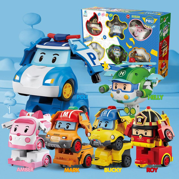 игрушка робот трансформер robocar poli - купить с доставкой по выгодным ...