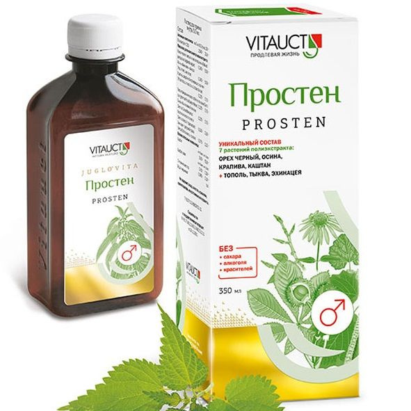 Простен Витаукт 350 мл (для мужского здоровья, простатит, аденома ...