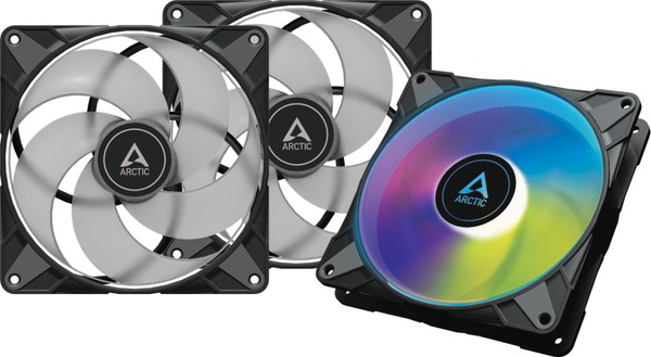 Вентилятор для корпуса Arctic Cooling P14 PWM PST ARGB Black Value pack ...