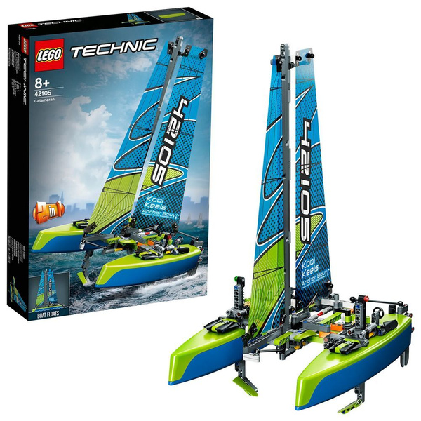 Конструктор LEGO Technic Катамаран, моторная лодка, игрушка 2-в-1 ...