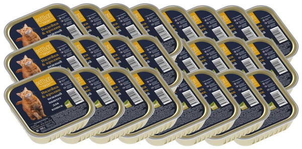 Petibon Smart Влажный корм для взрослых кошек, Паштет с индейкой и ...