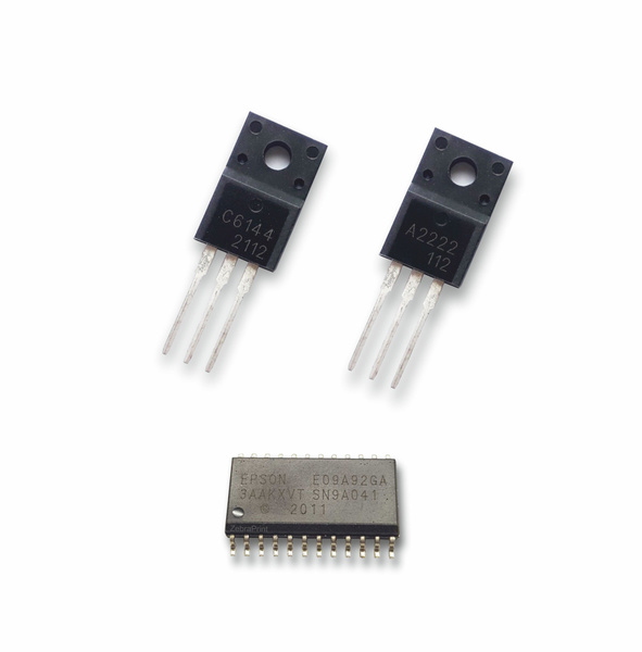 Ремкомплект микросхем для Epson ( шифратор E09A92GA и транзисторы A2222 ...