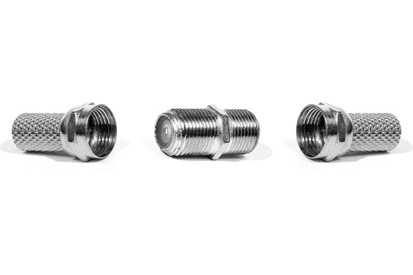 Соединитель ТВ кабеля F гнездо-гнездо - купить с доставкой по выгодным ...