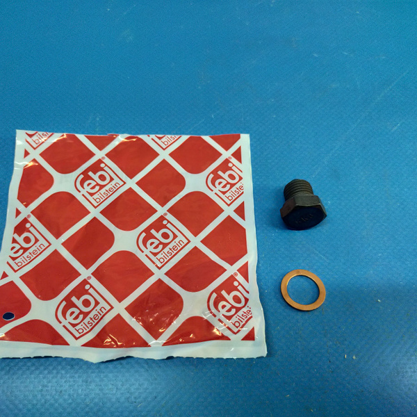 Пробка сливная с уплотнительным кольцом комплект AUDI, VW Polo, Golf ...