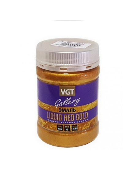 Эмаль VGT универсальная перламутровая Гладкая, Стирол-акриловая ...