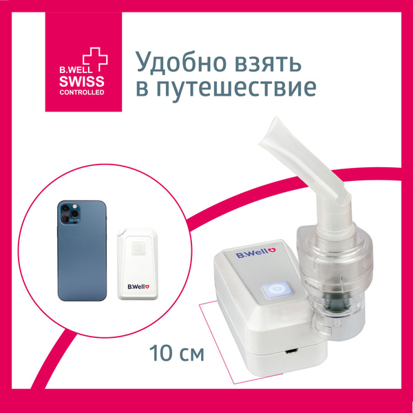 Ингалятор(небулайзер) B.Well MED-120 компрессорный медицинский ...