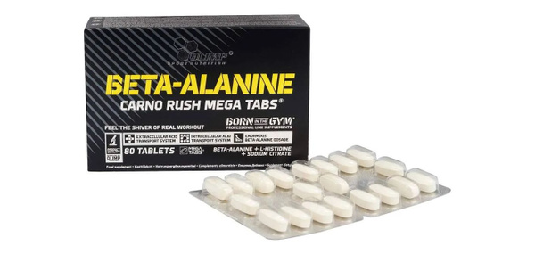 Olimp Beta-Alanine Carno Rush - 80 Compresse, 1000 Mg, Per Resistenza Muscolare - Foto 1
