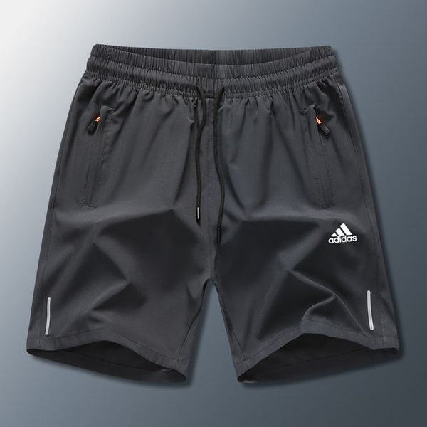 Шорты Мужской adidas Спортивный серый, размер 44 Полиэстер, Спандекс ...