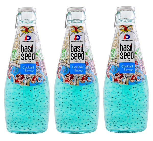 Напиток Basil Seed экзотический коктейль 290 мл х 3 шт - купить с ...