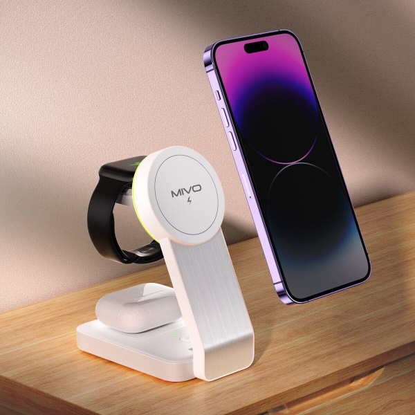 Беспроводное зарядное устройство MIVO MW-06, 15 Вт, Quick Charge 3 ...