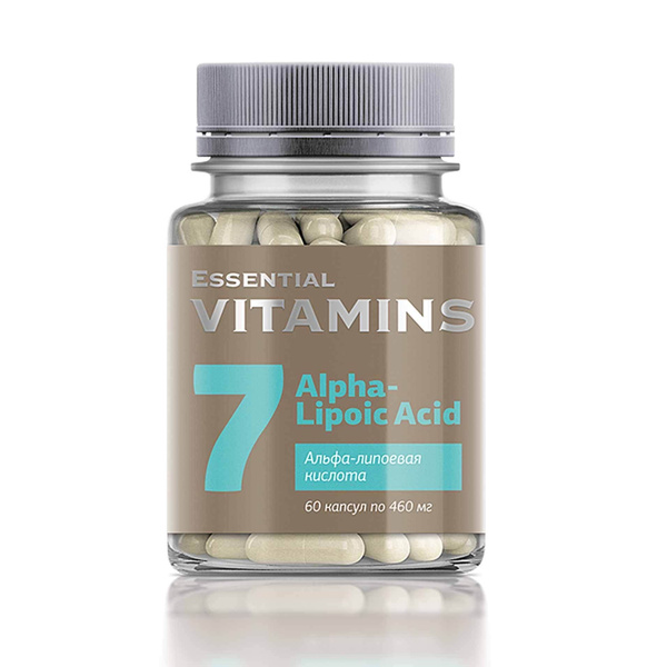 Альфа-липоевая кислота Essential Vitamins, Ключевой элемент красоты и ...