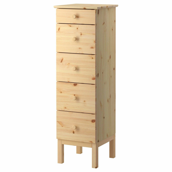Комод IKEA Тарва 5с, 48x40x127 см, 5 ящ. - купить по выгодной цене в ...