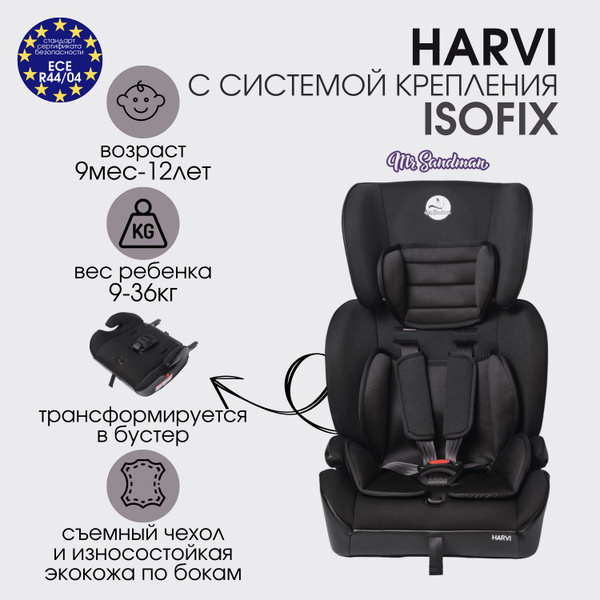 Mr Sandman Автокресло группа 1/2/3 (9-36 кг) - купить с доставкой по ...
