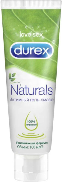 ДЮРЕКС гель-смазка интимный Naturals туба 100мл - купить с доставкой по ...