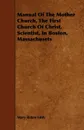 Manual of the Mother Church, the First Church of Christ, Scientist, in Boston, Massachusets - Mary Baker Eddy