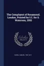 The Complaynt of Rosamond. London, Printed by I.C. for S. Waterson, 1592 - Daniel Samuel 1562-1619