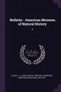 Bulletin - American Museum of Natural History. 2 - J A. 1838-1921 Allen