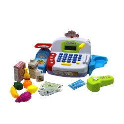 Благодаря набору «Касса» ваш ребёнок получит возможность открыть дома небольшой магазин и даже стать продавцом! Обслуживать  ...