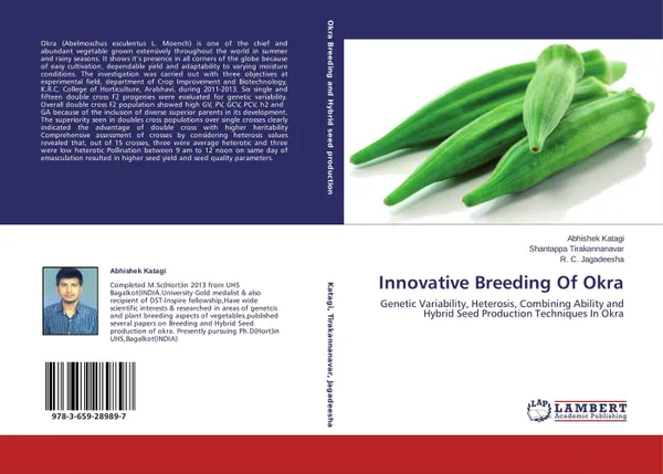 Обложка книги Innovative Breeding Of Okra, Abhishek Katagi,Shantappa Tirakannanavar and R. C. Jagadeesha