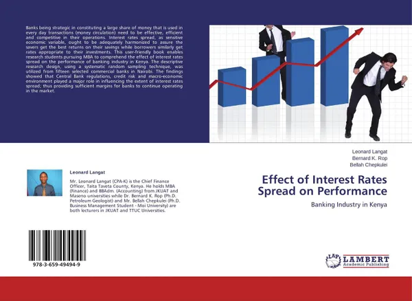 Обложка книги Effect of Interest Rates Spread on Performance, Leonard Langat,Bernard K. Rop and Bellah Chepkulei