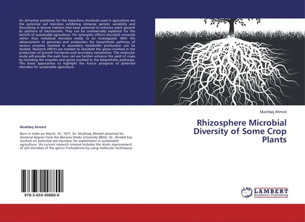 Обложка книги Rhizosphere Microbial Diversity of Some Crop Plants, Mushtaq Ahmed