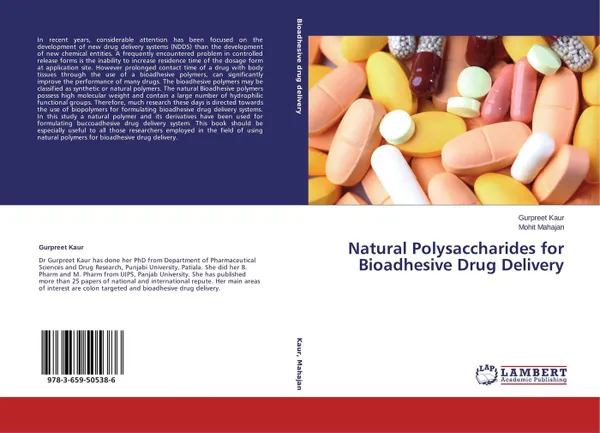 Обложка книги Natural Polysaccharides for Bioadhesive Drug Delivery, Gurpreet Kaur and Mohit Mahajan