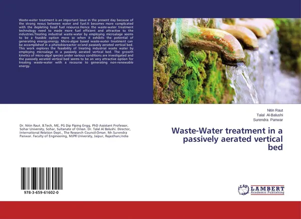 Обложка книги Waste-Water treatment in a passively aerated vertical bed, Nitin Raut,Talal Al-Balushi and Surendra Panwar