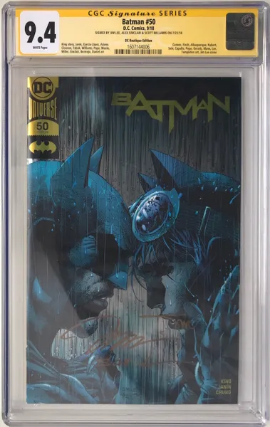 Обложка книги Batman #50 - DC Gold Boutique Edition - CGC SS, Lee Jim