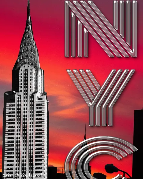 Обложка книги Iconic Chrysler Building New York City  Sir Michael Artist  Drawing Writing journal, sir michael huhn, Michael Huhn